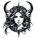 Shalynne, Sagittarius, Utah tattoo design idea