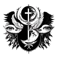 Pectograms, along with angels and the moon and the sun with the Cross and the eyes and God and the Crusaders tattoo design idea