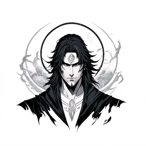 Aizen tattoo design idea