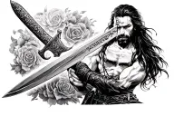 Ali Sword tattoo design idea