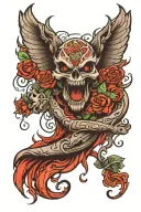 Win or die trying tattoo design idea