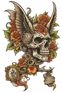Win or die trying tattoo design idea