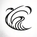 the ancient phoenix tattoo design idea