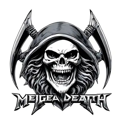cèdre du Liban vic rattlehead Megadeth's mascot tattoo design idea