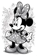 Minnie Mouse tattoo design idea