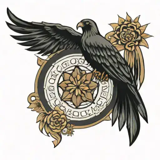 These Things We Do / So That Others May Live in a circle   tattoo design idea