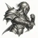 kNight armor arm tattoo tattoo design idea