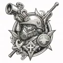 Combat Medic tattoo design idea