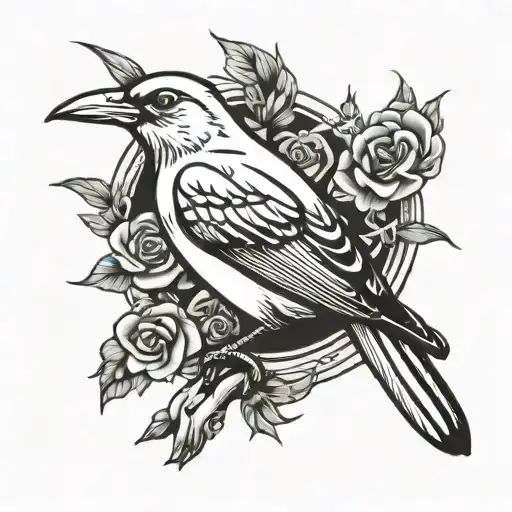 EMINEM mocking Bird  minimalist tattoo design idea