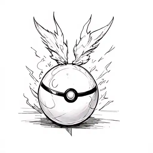pokeball tattoo tattoo design idea