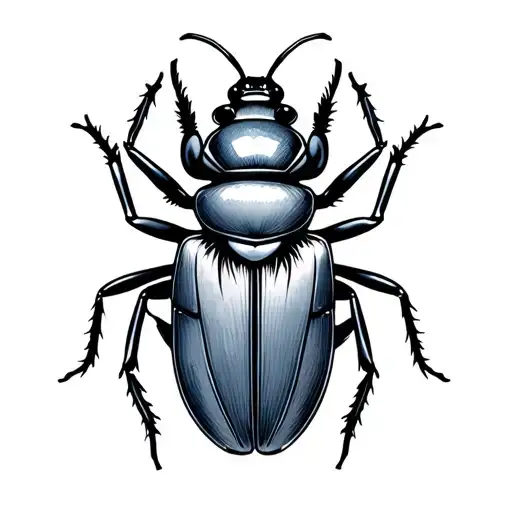 love bug tattoo design idea