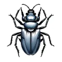 love bug tattoo design idea