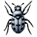 love bug tattoo design idea