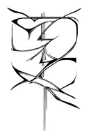 "Zephyr" cyber biomechanical tattoo design idea