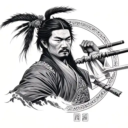 Miyamoto Musashi tattoo design idea