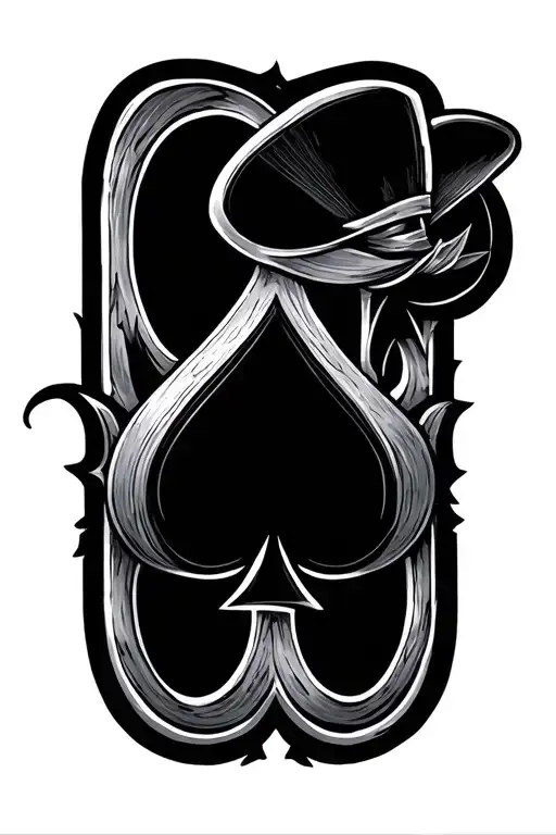 spade bnwo ownership qos tattoo design idea