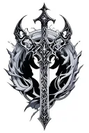 Keyblade oblivion tattoo design idea