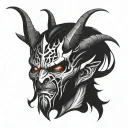 shadow fiend, king, freedom tattoo design idea