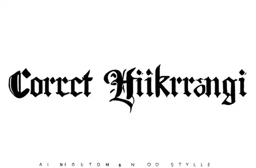 "Correct Hikrangi" tattoo design idea