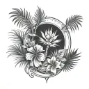 Palm Size tattoo design idea