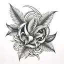 Palm Size tattoo design idea