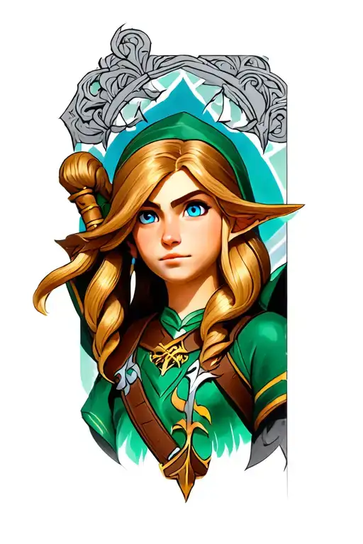 zelda twilight princess tattoo design idea