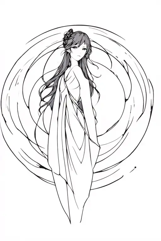 Solo Leveling anime tattoo design idea