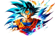 goku ultra instinct tattoo design idea