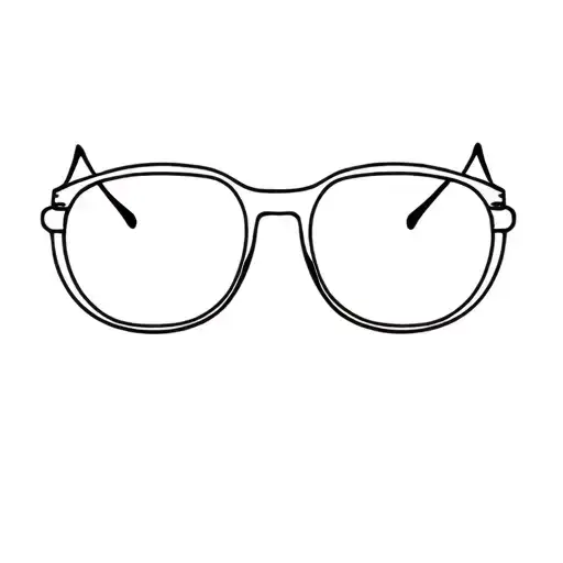 rave glasses tattoo design idea