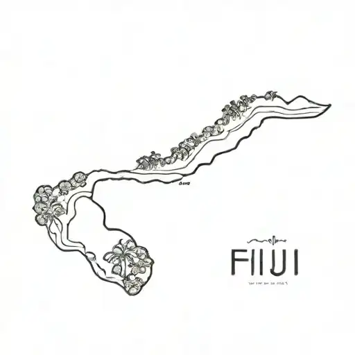 Fiji Islands tattoo design idea