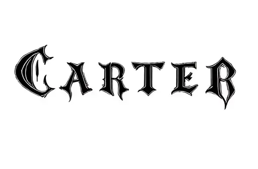 "Carter" tattoo design idea