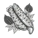cannoli tattoo design idea