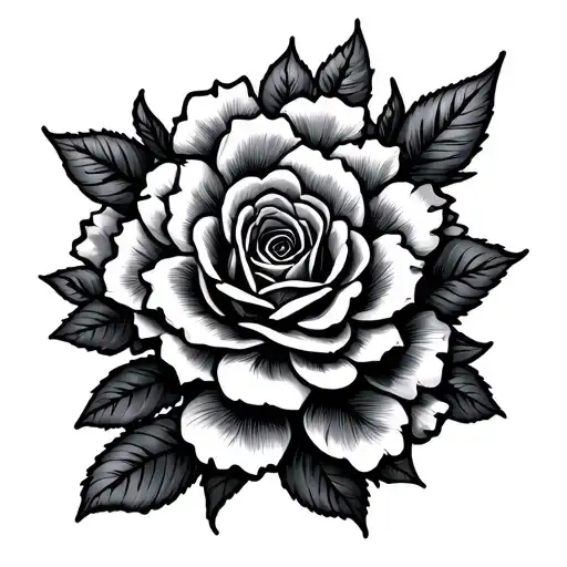 Garter tattoo design idea