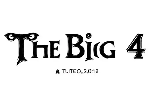 "The Big 4" tattoo design idea