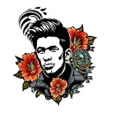 arctic monkey tattoo design idea