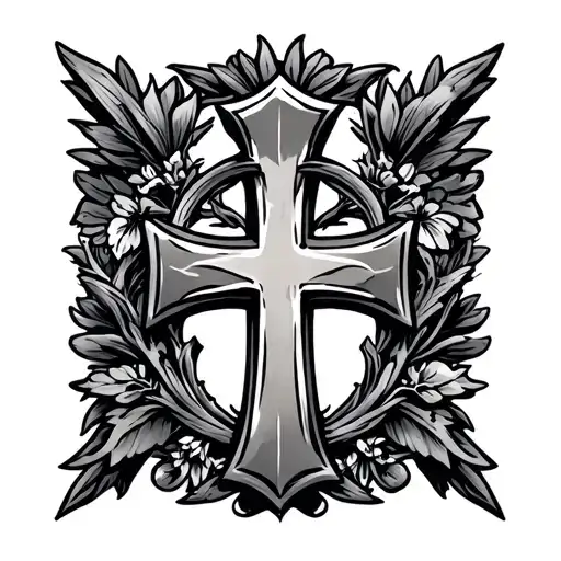 Portuguese Cross tattoo design idea