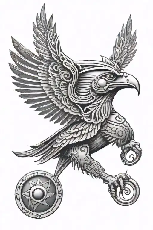 horus tattoo design idea