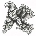 german eagle with realism eagle tattoo design idea