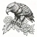 german eagle with realism eagle tattoo design idea