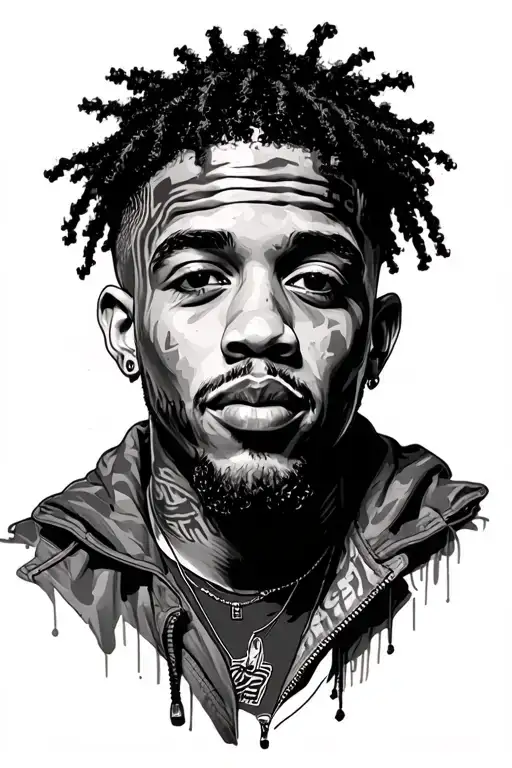 kid cudi persuit of happiness tattoo design idea