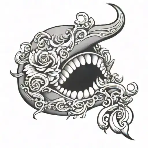 keep quiet tattoo design idea