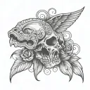 keep quiet tattoo design idea