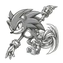 sonic tattoo design idea