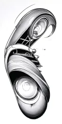 Car tattoo design idea