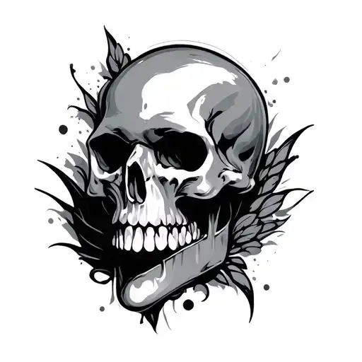 Nipple tattoo design idea