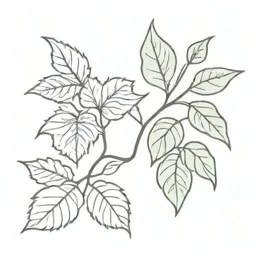 dopamine chemical formula, poison ivy tattoo design idea