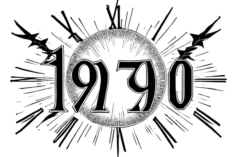 my dads birthday in Roman numerals 1979 and he loves smashing pumpkins band and the song 1979 reminds me of him a lot  tattoo design idea