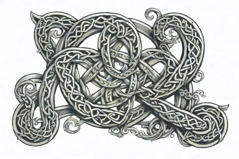 Celtic Knot tattoo design idea