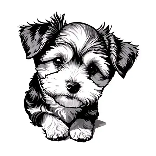Cavoodle tattoo design idea