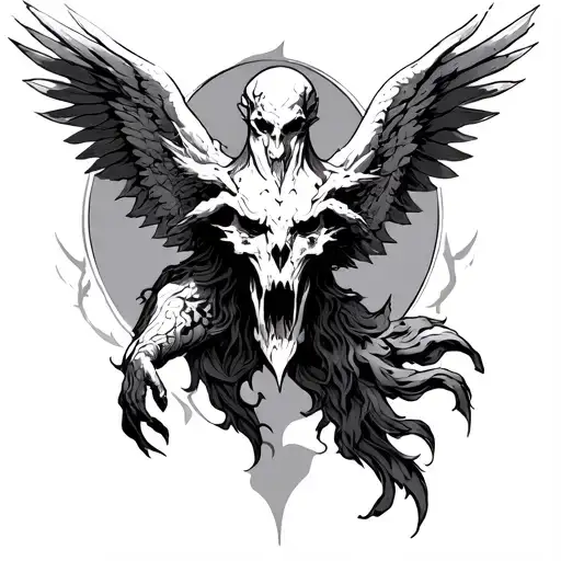 Sanguinius tattoo design idea